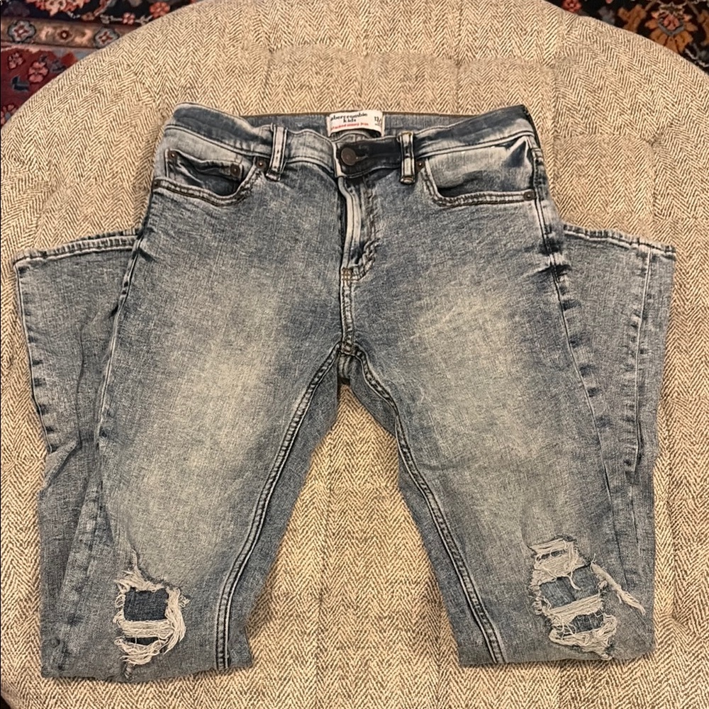 Abercrombie kids stacked skinny jeans size 13/14